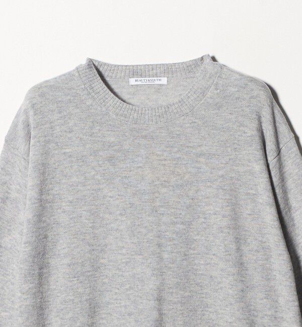 BEAUTY&YOUTH UNITED ARROWS「ウールカシミヤ天竺 クルーネック ニットプルオーバー ウォッシャブル」|ニット・セーター|