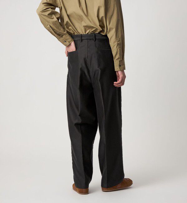 STEVEN ALAN「＜Steven Alan＞ カベ モールスキン インツープリーツ ドレス トラウザーズ」|チノ|