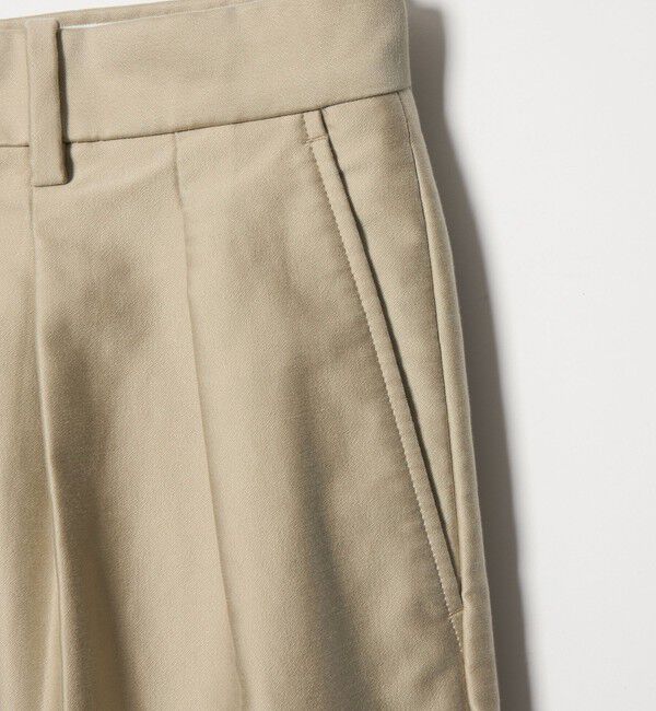 STEVEN ALAN「＜Steven Alan＞ カベ モールスキン インツープリーツ ドレス トラウザーズ」|チノ|