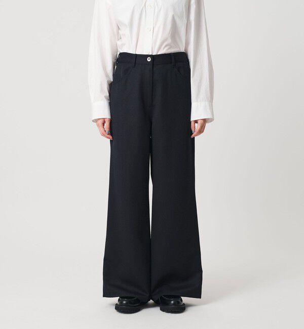 BEAUTY&YOUTH UNITED ARROWS「毛ブレンド ワイドフレアパンツ ウォッシャブル」|その他|