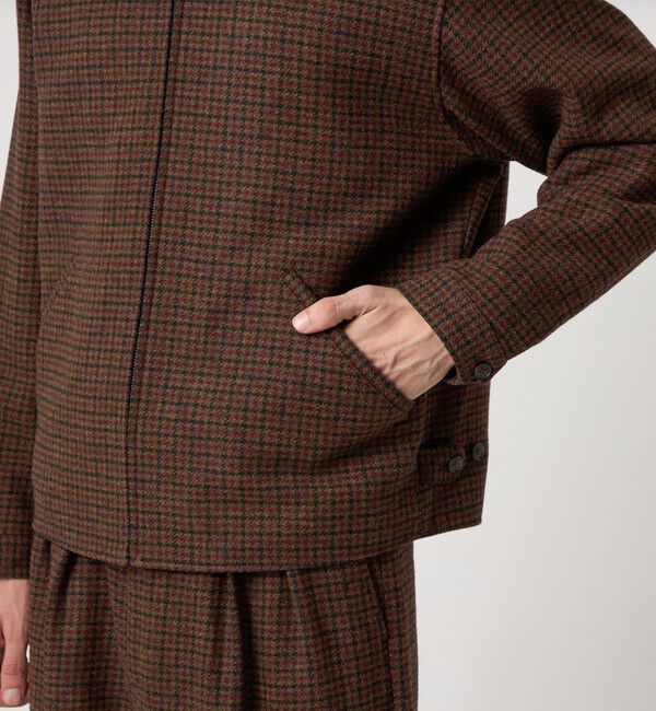STEVEN ALAN「＜Steven Alan＞ ブリティッシュチェック ワーク ブルゾン」|ブルゾン・スタジャン|