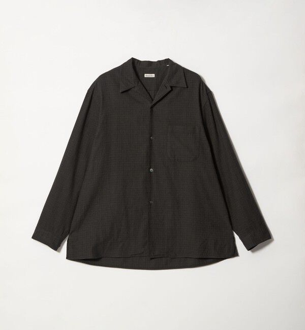 STEVEN ALAN「＜Steven Alan＞ ネル マイクロチェック オープンカラー シャツ BOX」|シャツ・ブラウス|