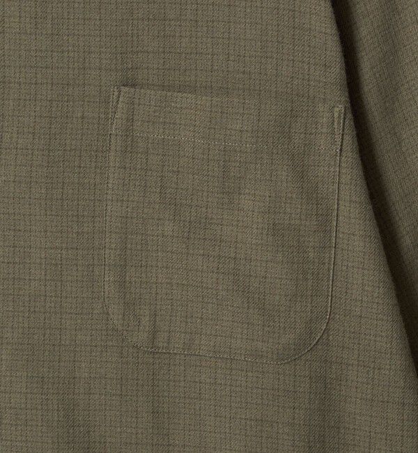 STEVEN ALAN「＜Steven Alan＞ ネル マイクロチェック オープンカラー シャツ BOX」|シャツ・ブラウス|