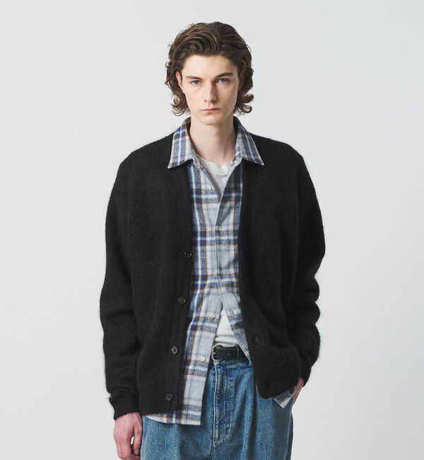 BEAUTY&YOUTH UNITED ARROWS「シャギー モヘヤ Vネック カーディガン」|カーディガン|