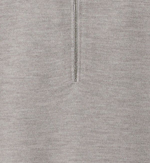 BEAUTY&YOUTH UNITED ARROWS「ハイブリッド ウール ジップ クルーネック ニット」|ニット・セーター|