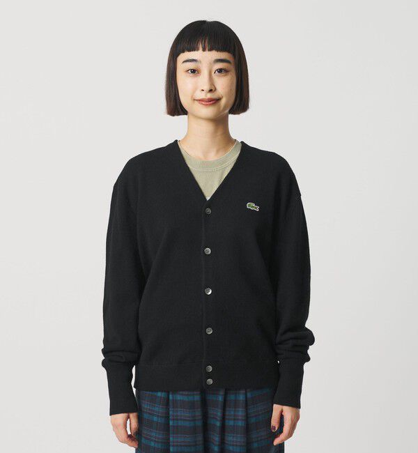 BEAUTY&YOUTH UNITED ARROWS「【別注】＜LACOSTE＞ロングスリーブニットカーディガン」|カーディガン|