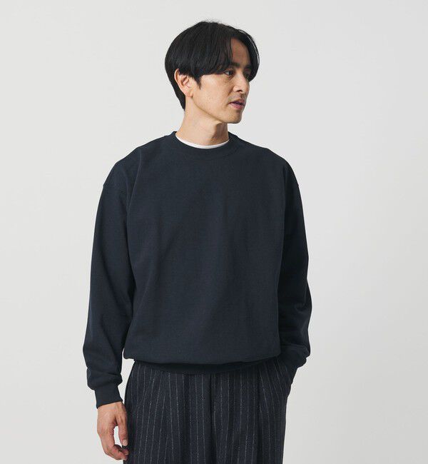 BEAUTY&YOUTH UNITED ARROWS「ハイバルキー クルーネック スウェット」|Tシャツ・カットソー|NAVY