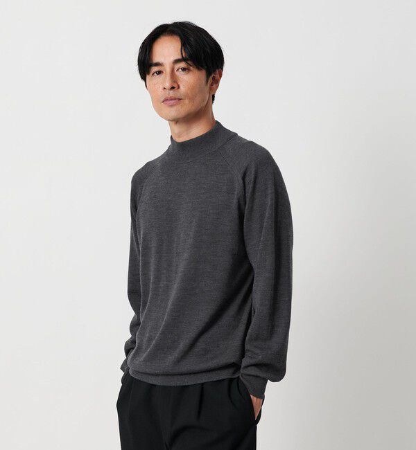 BEAUTY&YOUTH UNITED ARROWS「SUPER130 ウール タートル ニット ウォッシャブル」|ニット・セーター|