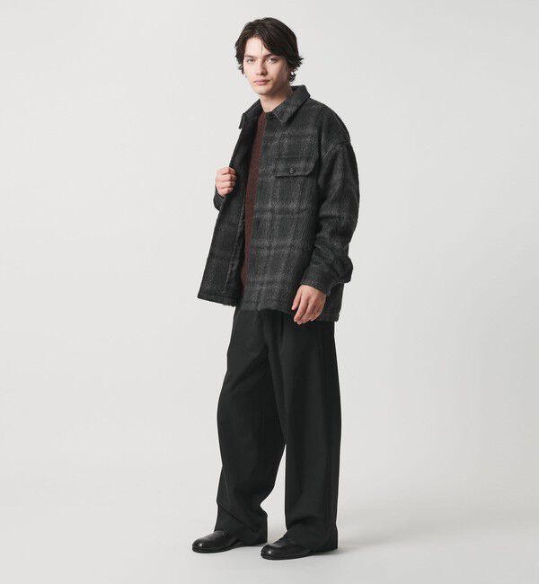 MONKEY TIME「オンブレチェック フリースメルトン CPOジャケット」|その他|