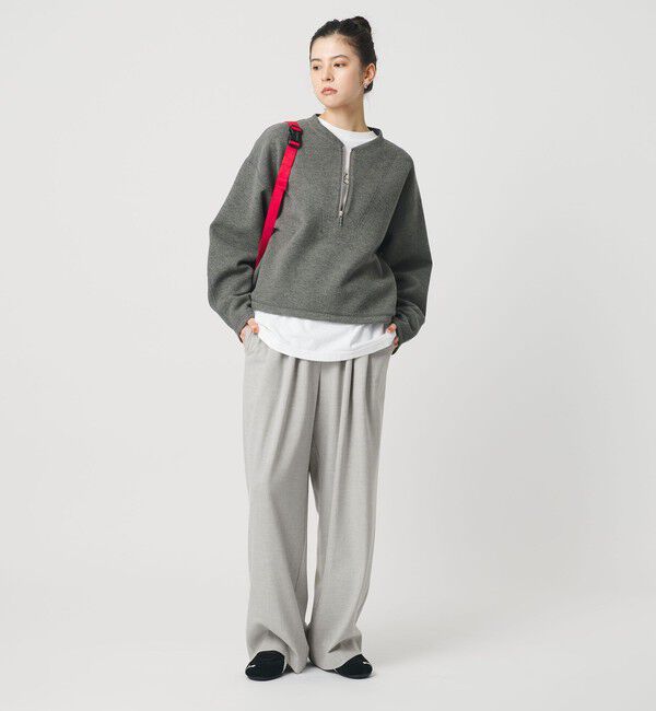 BEAUTY&YOUTH UNITED ARROWS「裏起毛ジョーゼット ワイドパンツ ウォッシャブル」|その他|
