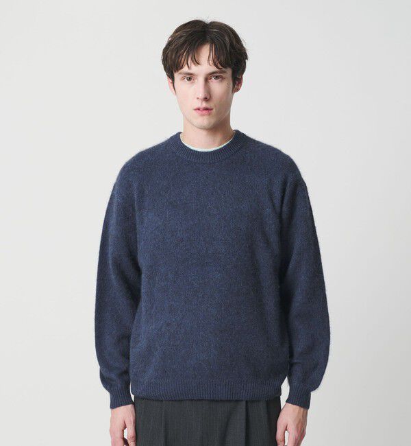 BEAUTY&YOUTH UNITED ARROWS「ブラッシュド ヤク クルーネック ニット」|ニット・セーター|