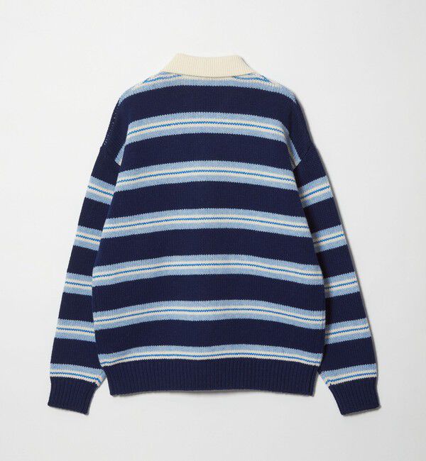 California General Store「＜CGS.＞ボーダー ニット ポロシャツ」|ニット・セーター|
