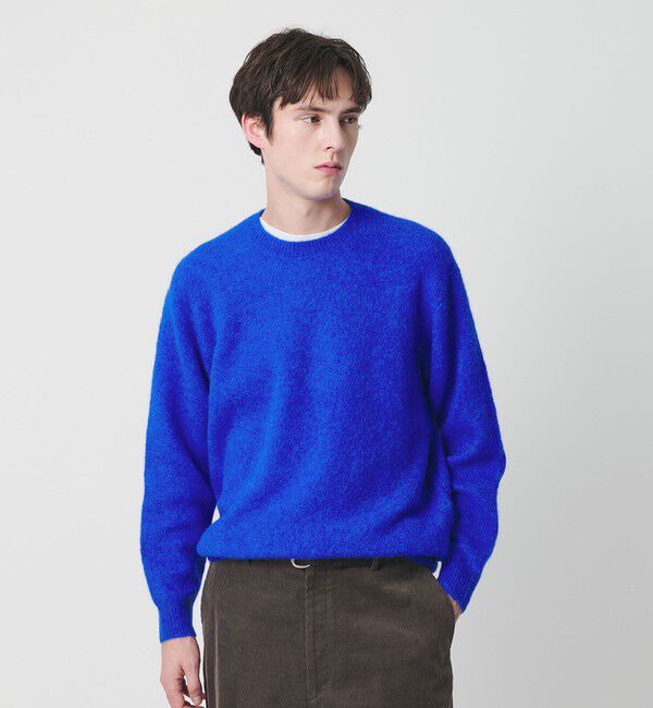 BEAUTY&YOUTH UNITED ARROWS「エアシャギー アルパカ クルーネック ニット」|ニット・セーター|