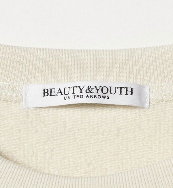 BEAUTY&YOUTH UNITED ARROWS「コットン裏毛 ラインストーン スウェットプルオーバー」|スウェット・ジャージ|