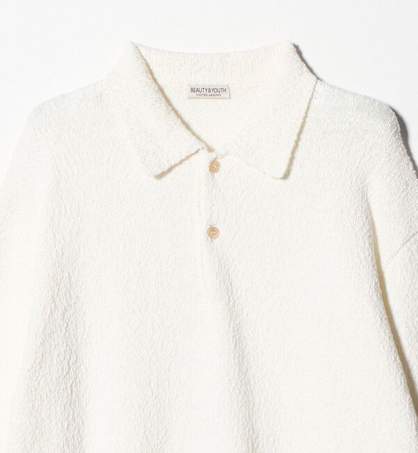 BEAUTY&YOUTH UNITED ARROWS「ヴァンプコットン ポロニット ウォッシャブル」|ニット・セーター|