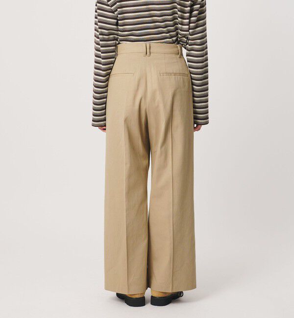 BEAUTY&YOUTH UNITED ARROWS「コットンチノ 2タック ワイドパンツ」|チノ|