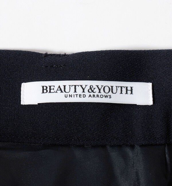 BEAUTY&YOUTH UNITED ARROWS「ポリエステルブレンド ツイル ワイドヘムパンツ」|スラックス|