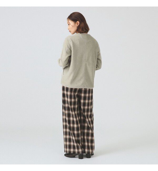 Ray BEAMS 「DANTON / FLEECE COLLARLESS JACKET」|ブルゾン・スタジャン|