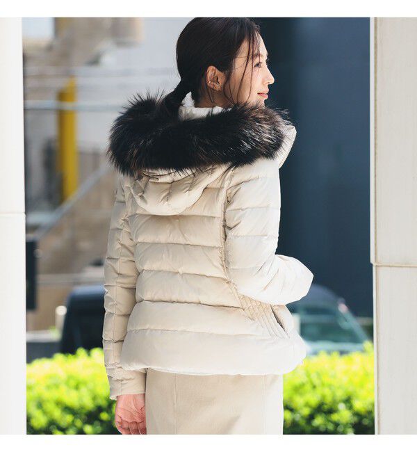 Demi-Luxe BEAMS 「TATRAS &times; Demi-Luxe BEAMS / 別注 KOSAVA セイル ファー ダウンジャケット」|ブルゾン・スタジャン|