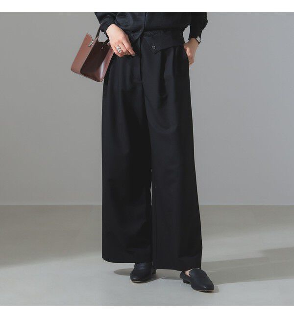 Demi-Luxe BEAMS 「ポプリン 2タックパンツ」|チノ|