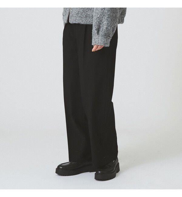 Ray BEAMS 「1タック ストレート パンツ」|スラックス|