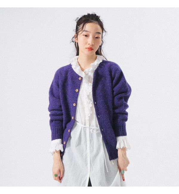 BEAMSBOY「【別注】Nor&rsquo;Easterly / シェットランド シャギー カーディガン 25F」|ニット・セーター|