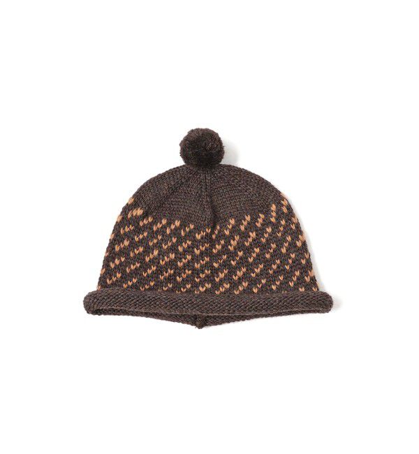 BEAMSBOY「【別注】cableami / ウール ジャカード ワッチキャップ」|その他|D.BROWN