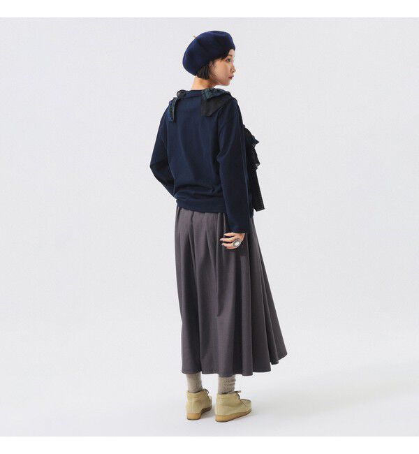 BEAMSBOY「【別注】TORI-TO / フリルカラー Tシャツ」|Tシャツ・カットソー|