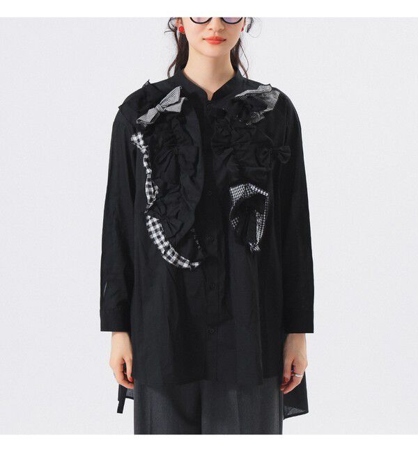 BEAMSBOY「【別注】TORI-TO / リボン シャツ」|シャツ・ブラウス|