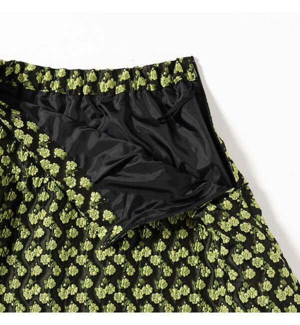 Ray BEAMS 「フラワー ジャカード フレア スカート」|スカート|