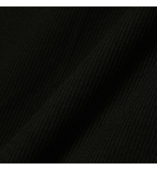 Ray BEAMS 「リブ ギャザー オフショルダー Tシャツ」|Tシャツ・カットソー|