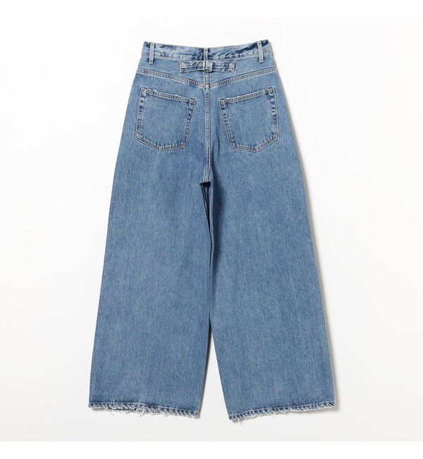 Demi-Luxe BEAMS 「YLEVE / ハイウエスト ワイド デニムパンツ」|デニム|