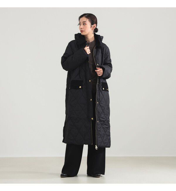 Demi-Luxe BEAMS 「Barbour / MEREDITH キルト コート」|ダッフルコート|