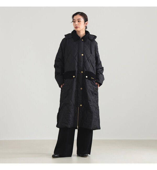 Demi-Luxe BEAMS 「Barbour / MEREDITH キルト コート」|ダッフルコート|