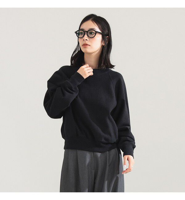 Demi-Luxe BEAMS 「BATONER / メランジ 裏毛 クルーネック トップス」|パーカー|
