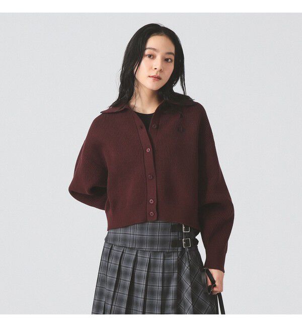 Ray BEAMS 「【別注】FRED PERRY / Tipped Collar Cardigan」|ニット・セーター|