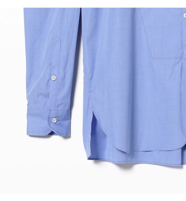 Demi-Luxe BEAMS 「TICCA / ノーカラー ビブヨーク シャツ」|シャツ・ブラウス|