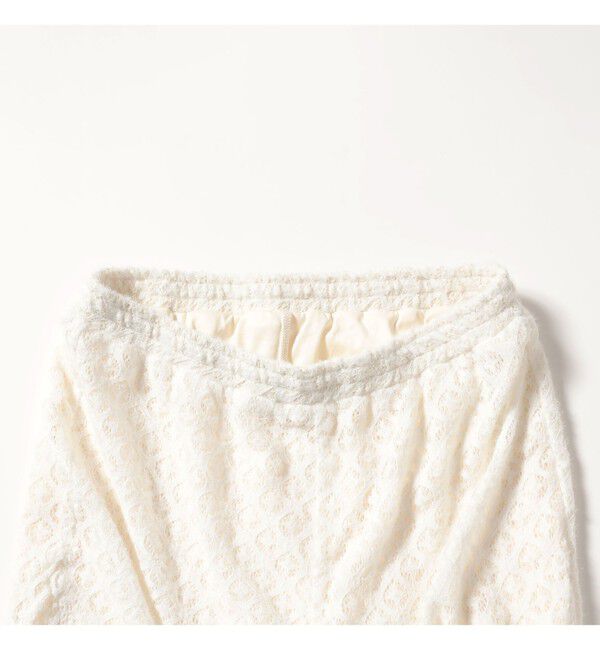 Ray BEAMS 「レース スカート セット フレア パンツ」|チノ|