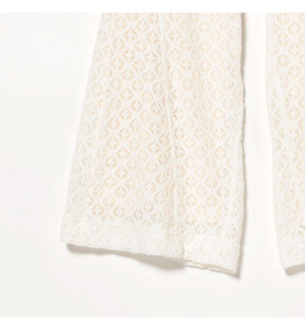 Ray BEAMS 「レース スカート セット フレア パンツ」|チノ|