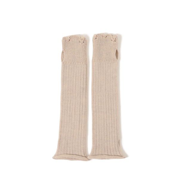 BEAMSBOY「maturely / ダメージ アームウォーマー」|手袋|