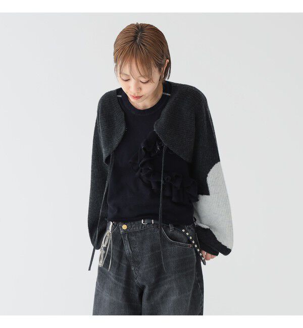 BEAMSBOY「maturely / ハート ボレロ」|ニット・セーター|