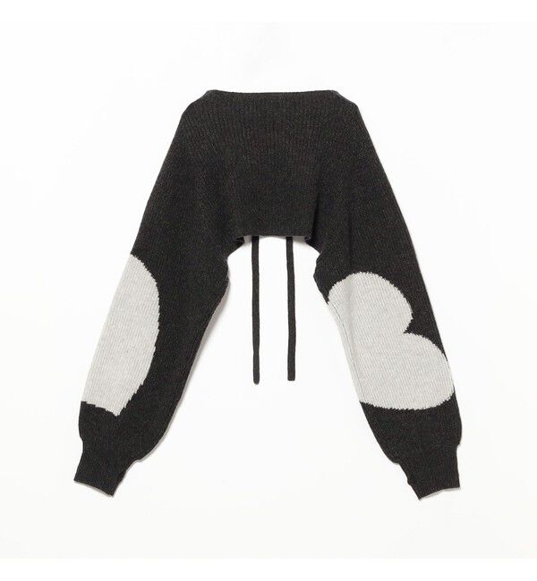 BEAMSBOY「maturely / ハート ボレロ」|ニット・セーター|