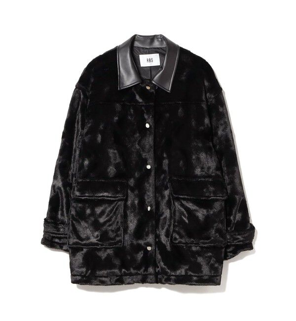 Ray BEAMS 「RBS / フェイクファー ステンカラー コート」|ダッフルコート|