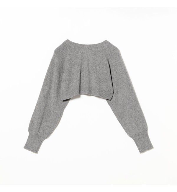 Ray BEAMS 「クロップド クルーネック カーディガン」|ニット・セーター|