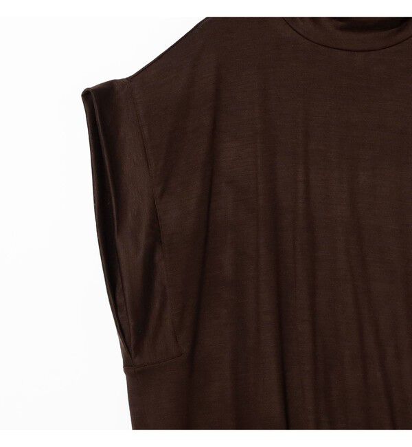 Demi-Luxe BEAMS 「【別注】COG THE BIGSMOKE / KENNA ハイネック フレンチスリーブ トップス」|Tシャツ・カットソー|