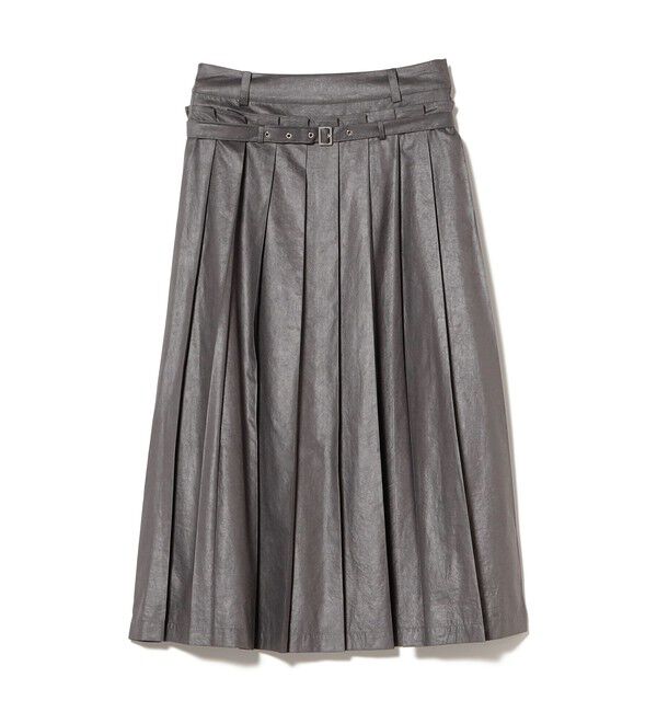 Ray BEAMS 「レザーライクプリーツ スカート」|スカート|