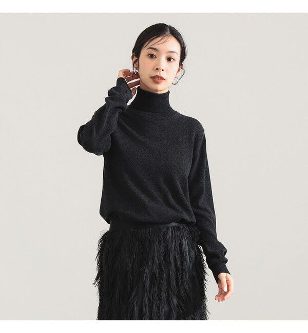 Demi-Luxe BEAMS 「【別注】SLOANE / 12ゲージ カシミヤ タートルネック ニット」|ニット・セーター|