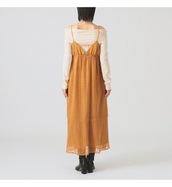 Ray BEAMS 「フラワー 刺繍 キャミ ワンピース」|ワンピース|