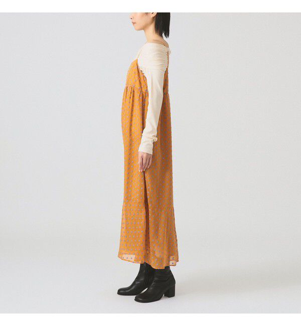 Ray BEAMS 「フラワー 刺繍 キャミ ワンピース」|ワンピース|