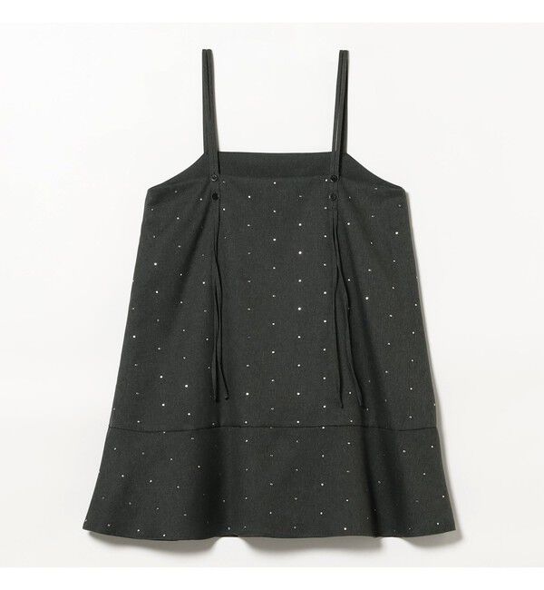 Ray BEAMS 「ドットプリント ミニ キャミワンピース」|ワンピース|